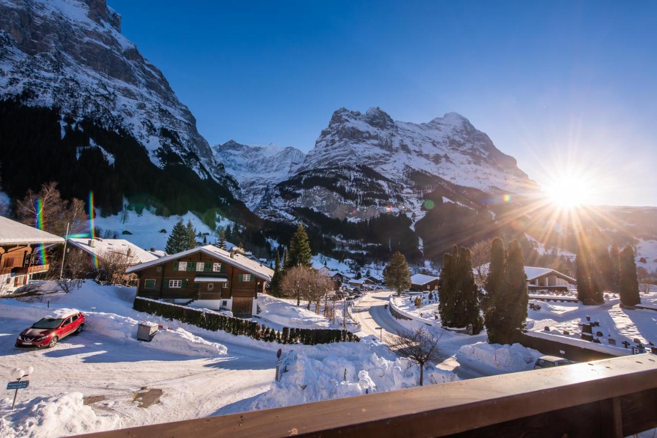 Atemberaubende Sicht Auf Eiger Nordwand Apartment Grindelwald Luaran gambar