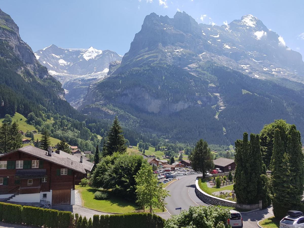 Atemberaubende Sicht Auf Eiger Nordwand Apartment Grindelwald Luaran gambar